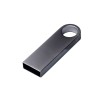 USB 3.0-флешка с мини чипом и круглым отверстием, серебристый USB 3.0-флешка с мини чипом и круглым отверстием, серебристый