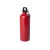 Одностенная бутылка для воды с карабином Oregon, изготовленная из нержавеющей стали, сертифицированной по стандарту RCS, объемом 750 мл - Красный