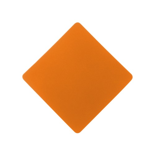 ПАТЧ РОМБ soft-touch (оранжевый) 7,6 х 7,6 см