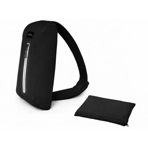 Сумка-слинг Nomad на одно плечо из водостойкого переработанного пластика, черный