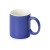 Матовая кружка Марко базовой формы, цветная снаружи, белая внутри, синий