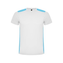 Спортивная футболка Detroit детская, белый/бирюзовый