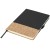 Блокнот Evora формата A5 из пробки и термополиуретана, черный Блокнот Evora формата A5 из пробки и термополиуретана, черный