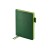 Ежедневник А5 датированный Boston 2026, зеленый с салатовым обрезом Ежедневник А5 датированный Boston 2026, зеленый с салатовым обрезом