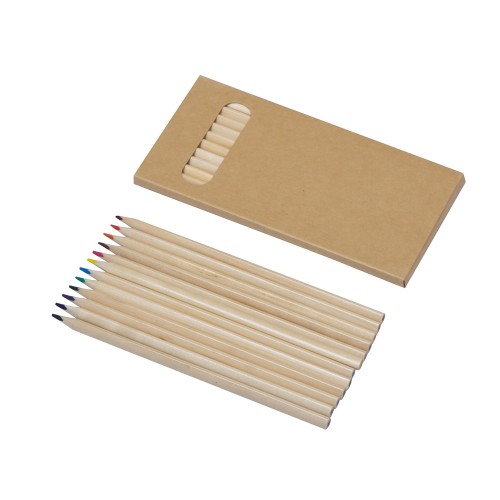 Набор из 12 цветных карандашей Painter, крафт