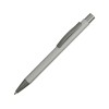 Ручка металлическая soft touch шариковая Tender, серебристый/серый