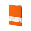 Ежедневник А5 недатированный Megapolis Velvet Flex, оранжевый
