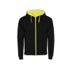 Толстовка на молнии Fuji, черный/неоновый желтый Толстовка на молнии Fuji, черный/неоновый желтый