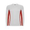 Футболка Shanghai  мужская с длинным рукавом, белый/красный