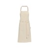 Nia фартук из переработанного хлопка плотностью 200 г/м² - бежевый овсяный Nia фартук из переработанного хлопка плотностью 200 г/м² - бежевый овсяный
