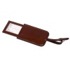 Багажная бирка из PU Fabrizio, коричневый Багажная бирка из PU Fabrizio, коричневый