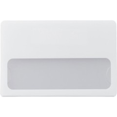 Бейдж с загибушкой(литой) 90х60мм, белый