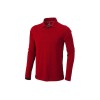 Рубашка поло Oakville мужская с длинным рукавом, красный Рубашка поло Oakville мужская с длинным рукавом, красный