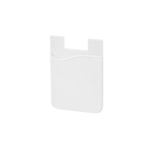 Картхолдер с креплением на телефон Gummy, белый