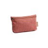 Универсальная косметичка REMO из переработанного хлопка, красный Универсальная косметичка REMO из переработанного хлопка, красный