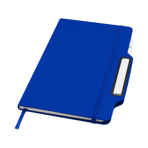 Nexus блокнот формата А5 в твердой обложке с ручкой и карандашом - Ярко-синий
