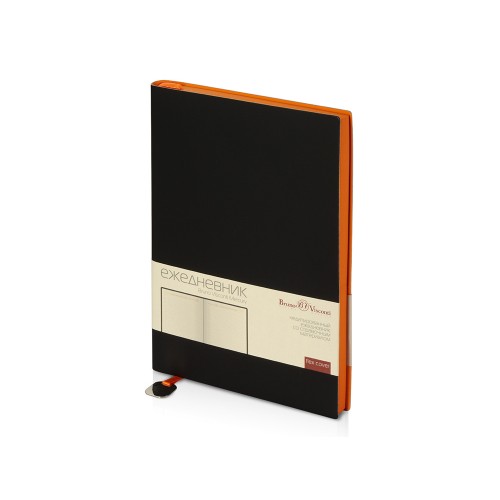 Ежедневник А5 недатированный Mercury, черный