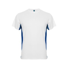 Спортивная футболка Tokyo мужская, белый/королевский синий