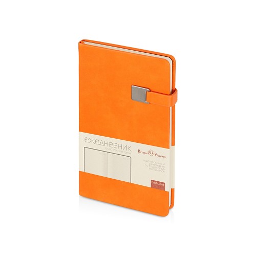 Ежедневник недатированный А5 Premier, оранжевый