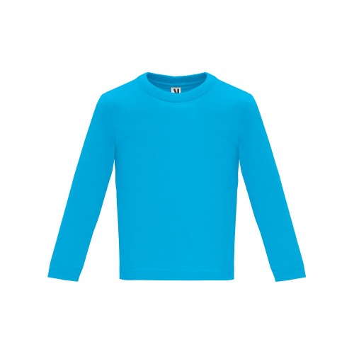 Футболка Baby  детская с длинным рукавом, бирюзовый