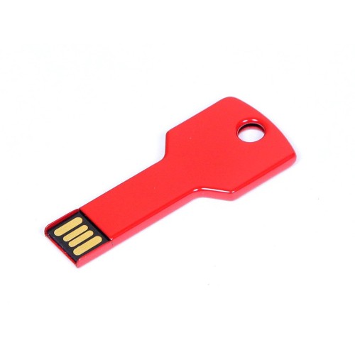 Флешка в виде ключа USB 2.0, , красный