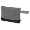 Косметичка двухцветная Trivium, серый/черный Косметичка двухцветная Trivium, серый/черный