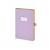Ежедневник недатированный А5 Zefir с нашивкой, сиреневый