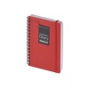 Ежедневник недатированный на гребне А5 Pragmatic, красный