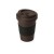 Стакан из кофе с силиконовой манжетой Latte, коричневый (Р) Стакан из кофе с силиконовой манжетой Latte, коричневый (Р)