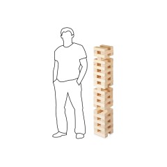 Игра из дерева XL Tower, 57 брусков