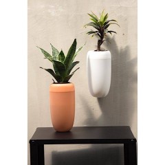 Горшок с крышкой, белый