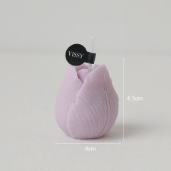 Свеча Тюльпан Оксфорд, сиреневый