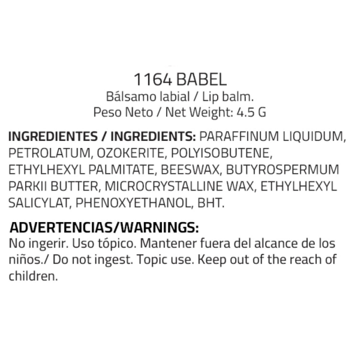 Бальзам для губ BABEL, серебристый