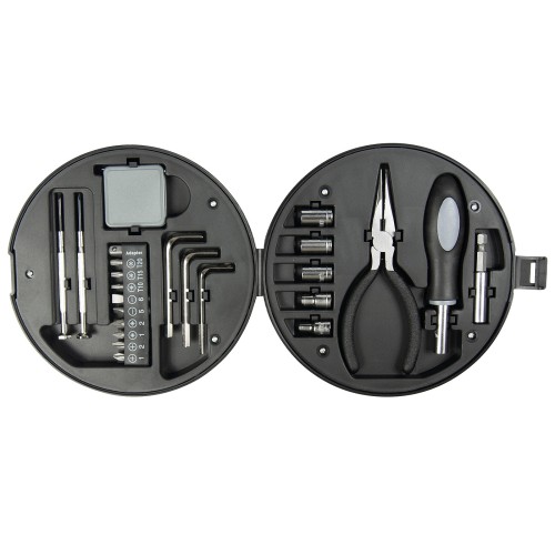 Набор инструментов в форме колеса TORQ, черный