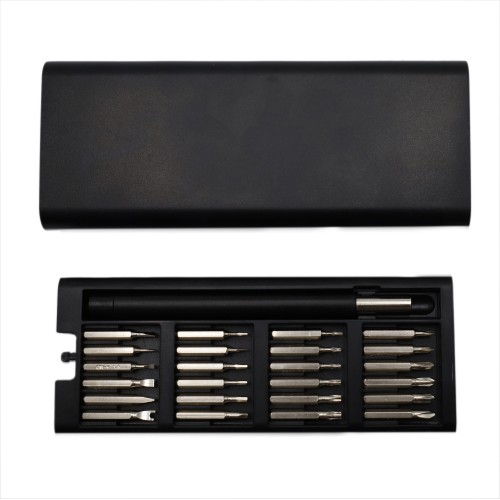 Отвертка с набором из 24 насадок ProTip, чёрная