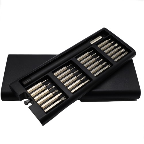 Отвертка с набором из 24 насадок ProTip, чёрная