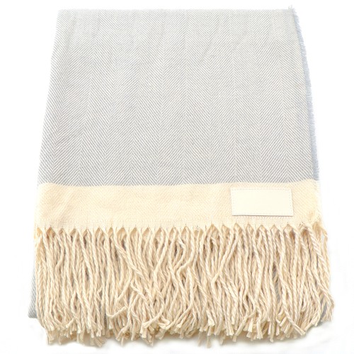 Плед акриловый WINTER, серый