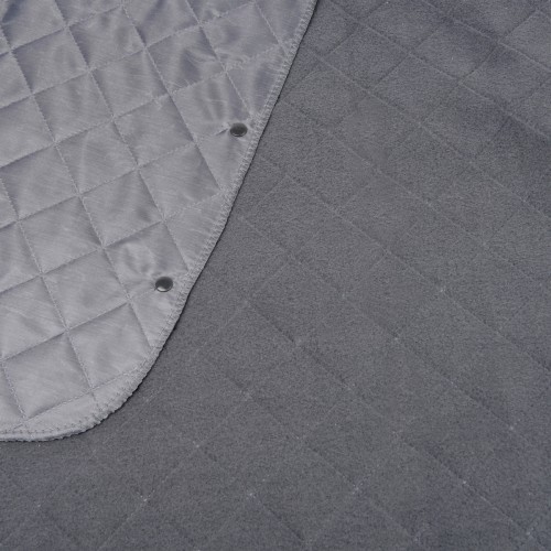 Плед PONCHO, тёмно-серый