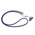 Кабель - ланьярд МультиЛинк 66 Вт, синий