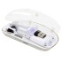 Мышь компьютерная беспроводная прозрачная Limpid, белый