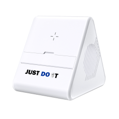 Колонка Dorn с беспроводной зарядкой, белый