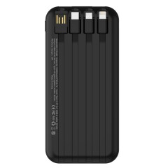 Внешний аккумулятор Authority с беспроводной зарядкой (5W), 10000 mAh, чёрный