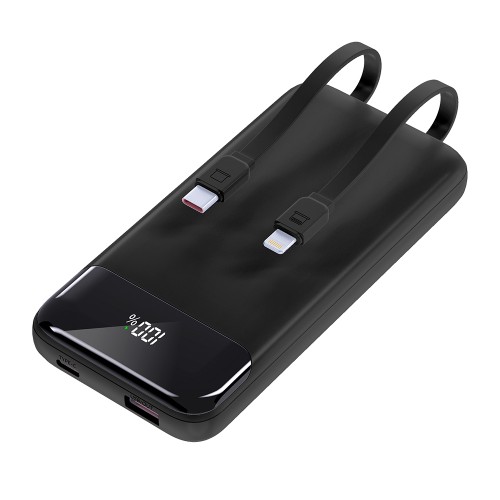 Внешний аккумулятор Nero с быстрой зарядкой (до 22,5W), 10000 mAh, чёрный