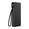 Внешний аккумулятор Cesare 10000 mAh, черный Внешний аккумулятор Cesare 10000 mAh, черный