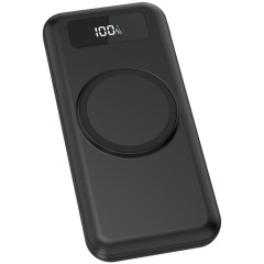 Внешний аккумулятор Authority с беспроводной зарядкой (5W), 10000 mAh, чёрный