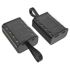 Внешний аккумулятор Courage, 5000 Mah, черный