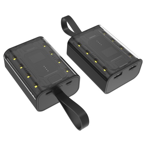 Внешний аккумулятор Courage, 5000 Mah, черный