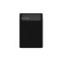 Внешний аккумулятор в металлическом корпусе Apria, 10000 mAh, черный
