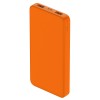 Внешний аккумулятор Polus, 10000 Mah, софт-тач покрытие, оранжевый Внешний аккумулятор Polus, 10000 Mah, софт-тач покрытие, оранжевый