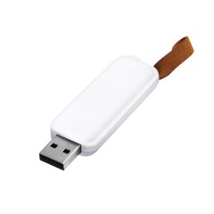 Флешка Gear Soft в футляре, белая